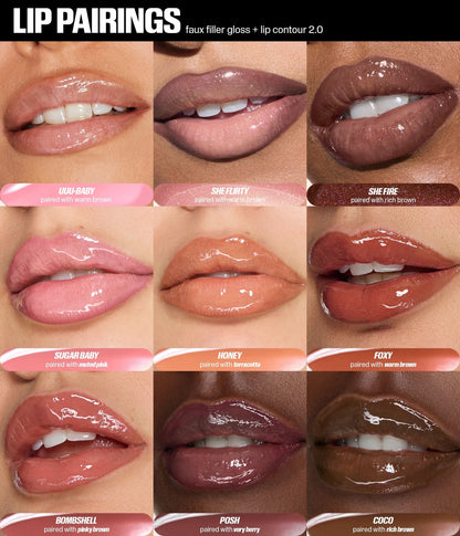 FAUX FILLER EXTRA SHINE LIP GLOSS - US 0262