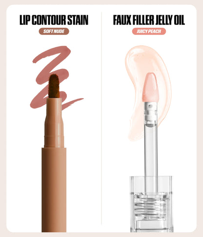 MAKEOUT SESH LIP DUO PEACHY NUDES - US 8929